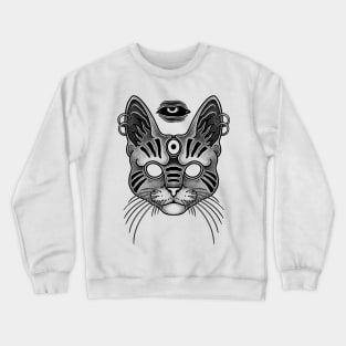 Quantum cat Crewneck Sweatshirt